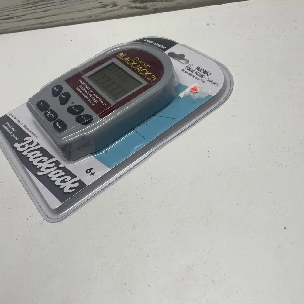 Westminster Handheld‎ Classic Blackjack 21 Mini Pocket Arcade. NIB